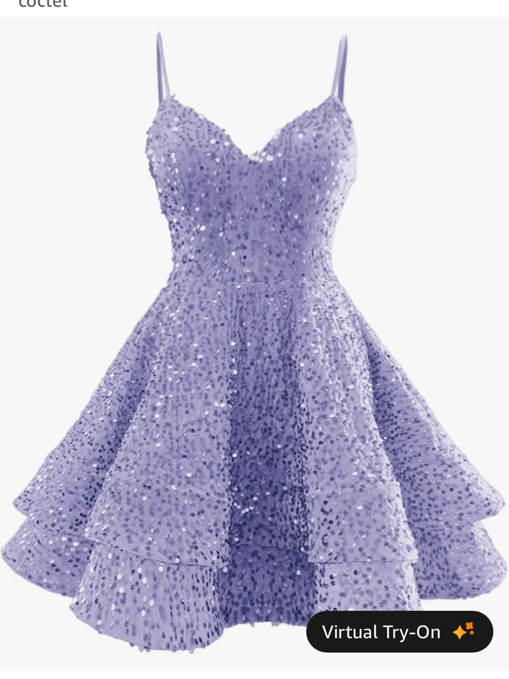 Sparkling sequin dress